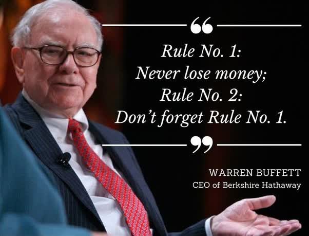 Warren buffett golden rules