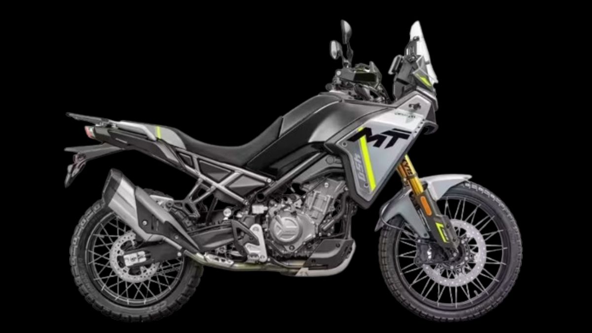 "CFMoto 450MT: 4 लाख में भारत की सबसे ताकतवर एडवेंचर बाइक! 220mm ग्राउंड क्लियरेंस, 44bhp पावर जल्द होगी लॉन्च"