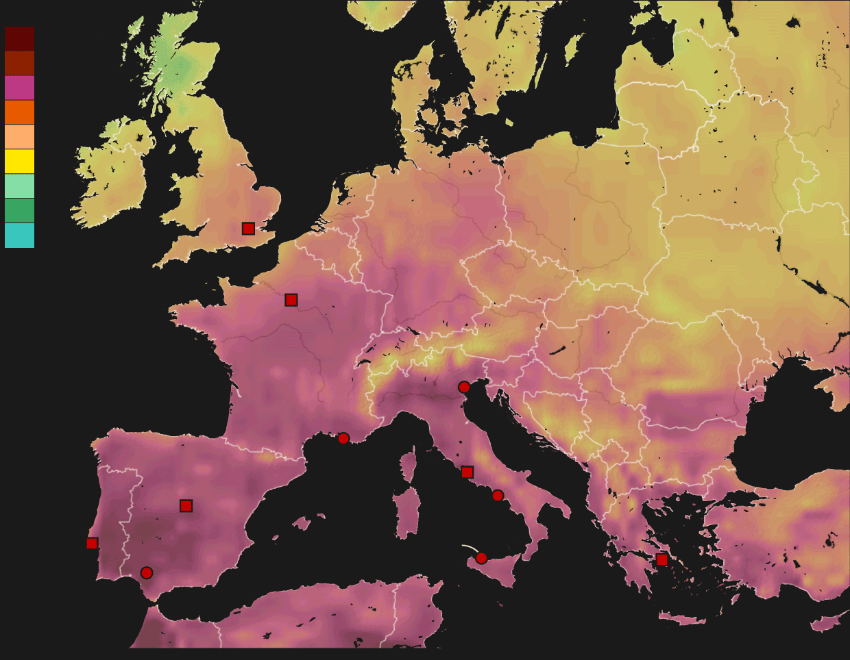 Europe heat wave alert