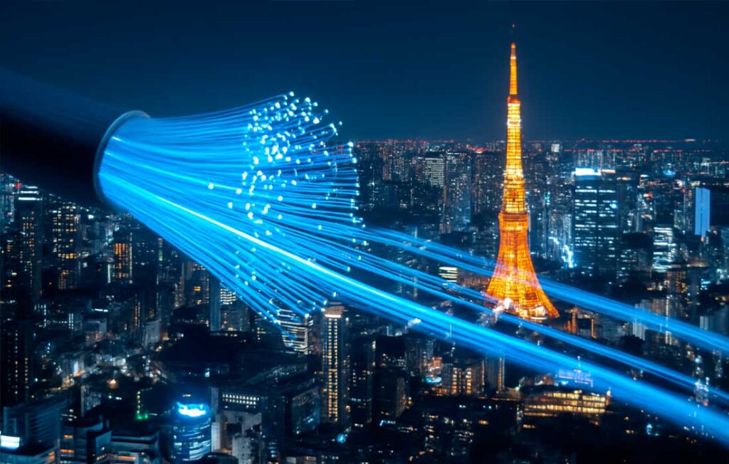 Japan internet speed record
