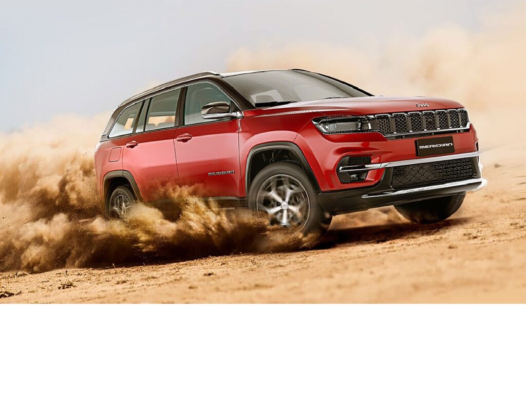 Jeep Meridian 33.40 लाख से शुरू, दमदार 2.0L डीज़ल इंजन और 7 सीटर लग्ज़री SUV