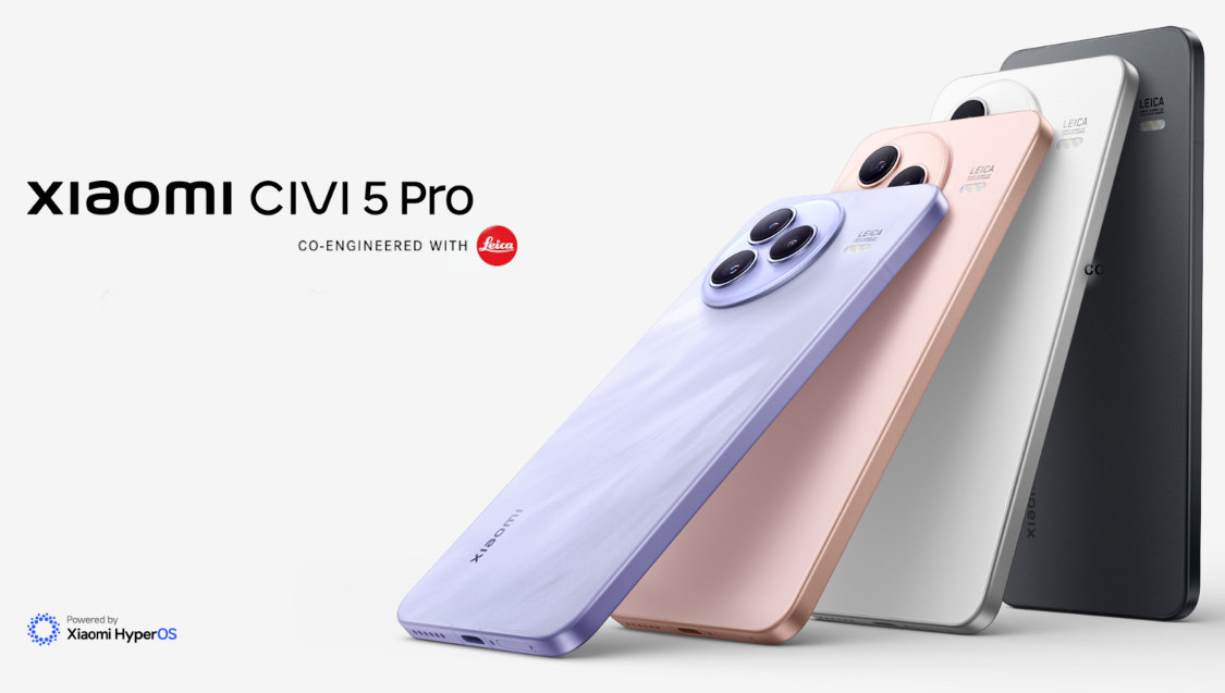 Xiaomi Civi 5 Pro 33,999 में 6000mAh बैटरी, 50MP Leica कैमरा और दमदार 5G परफॉर्मेंस