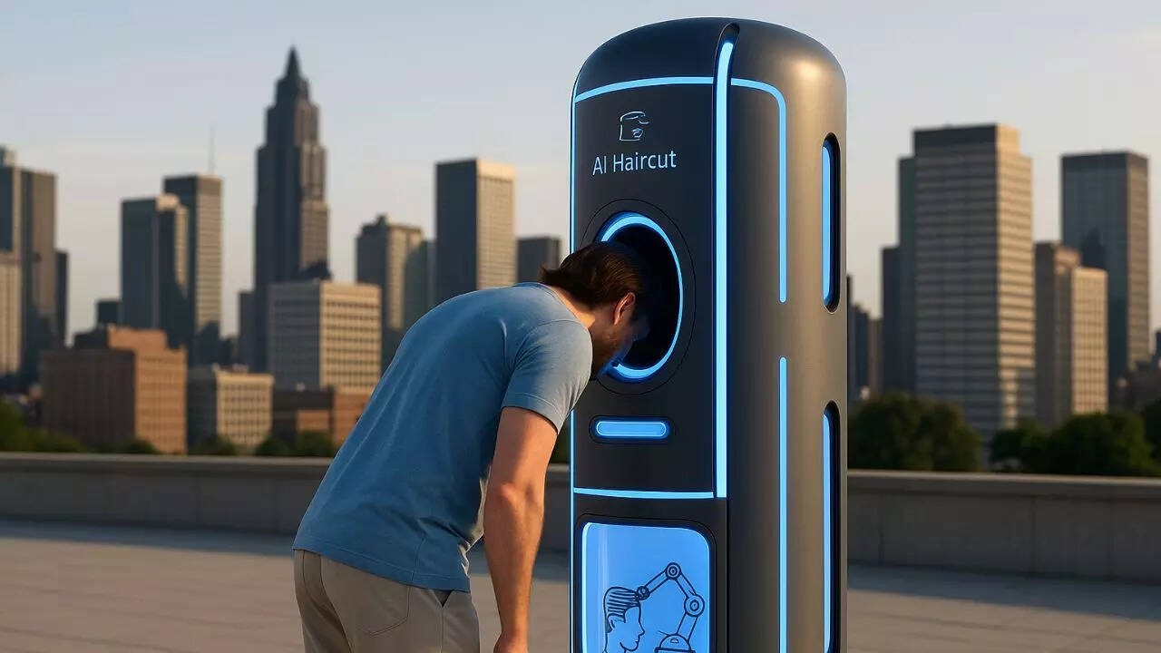 Viral “Haircut Machine” का सच: 2 सेकंड में नया हेयरकट? ये सब AI-एडिटिंग है, असली मशीन नहीं