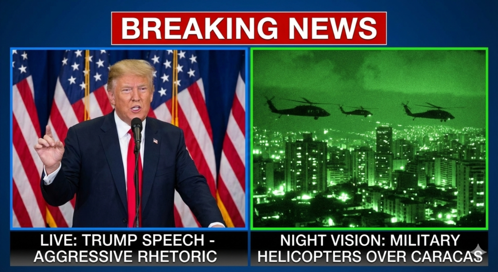 US military action in Venezuela: रातों-रात पलट गई बाजी? Trump का बड़ा दावा- Maduro अरेस्ट, US Army का 'Secret Operation' सफल!